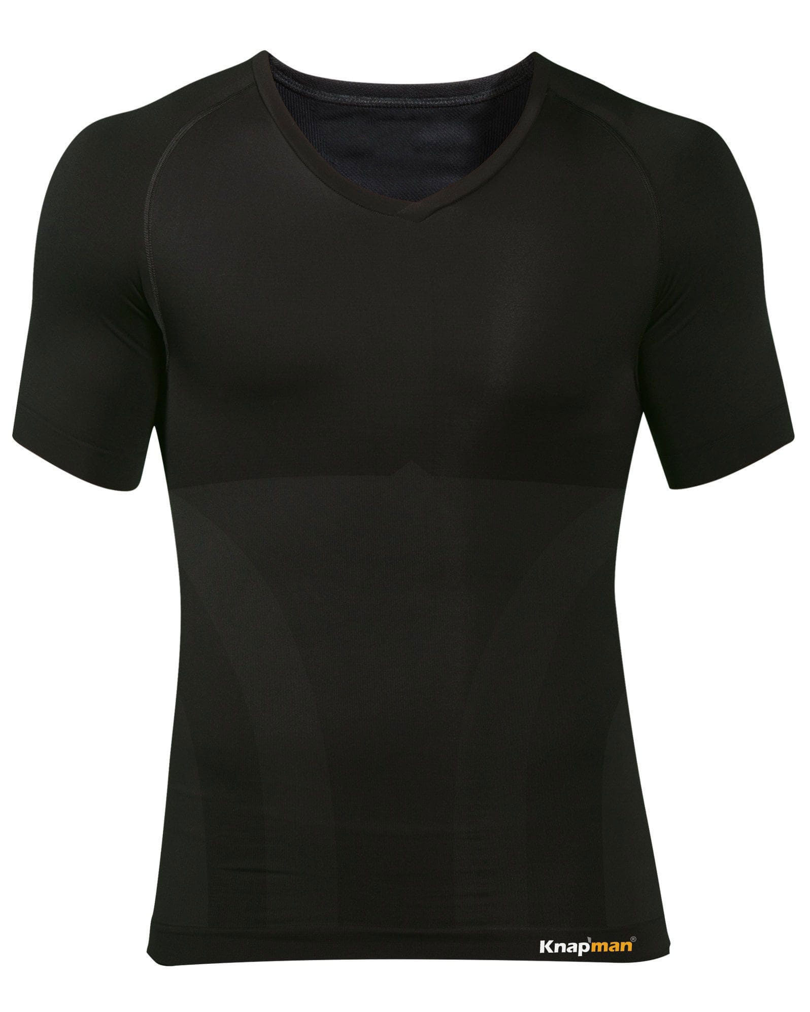 Rommelig puberteit Over het algemeen Knap'man | Online Shop | Knap'man Zoned Cotton Comfort V-hals shirt Zwart