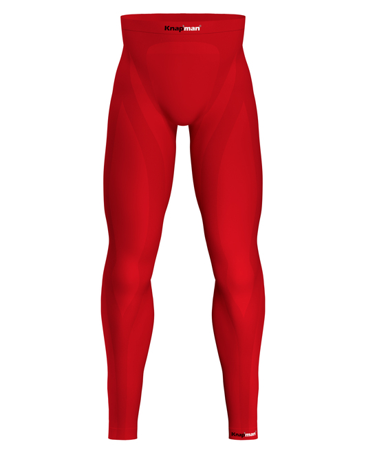 Knap'man Zoned Compression Pants Long 25% rood