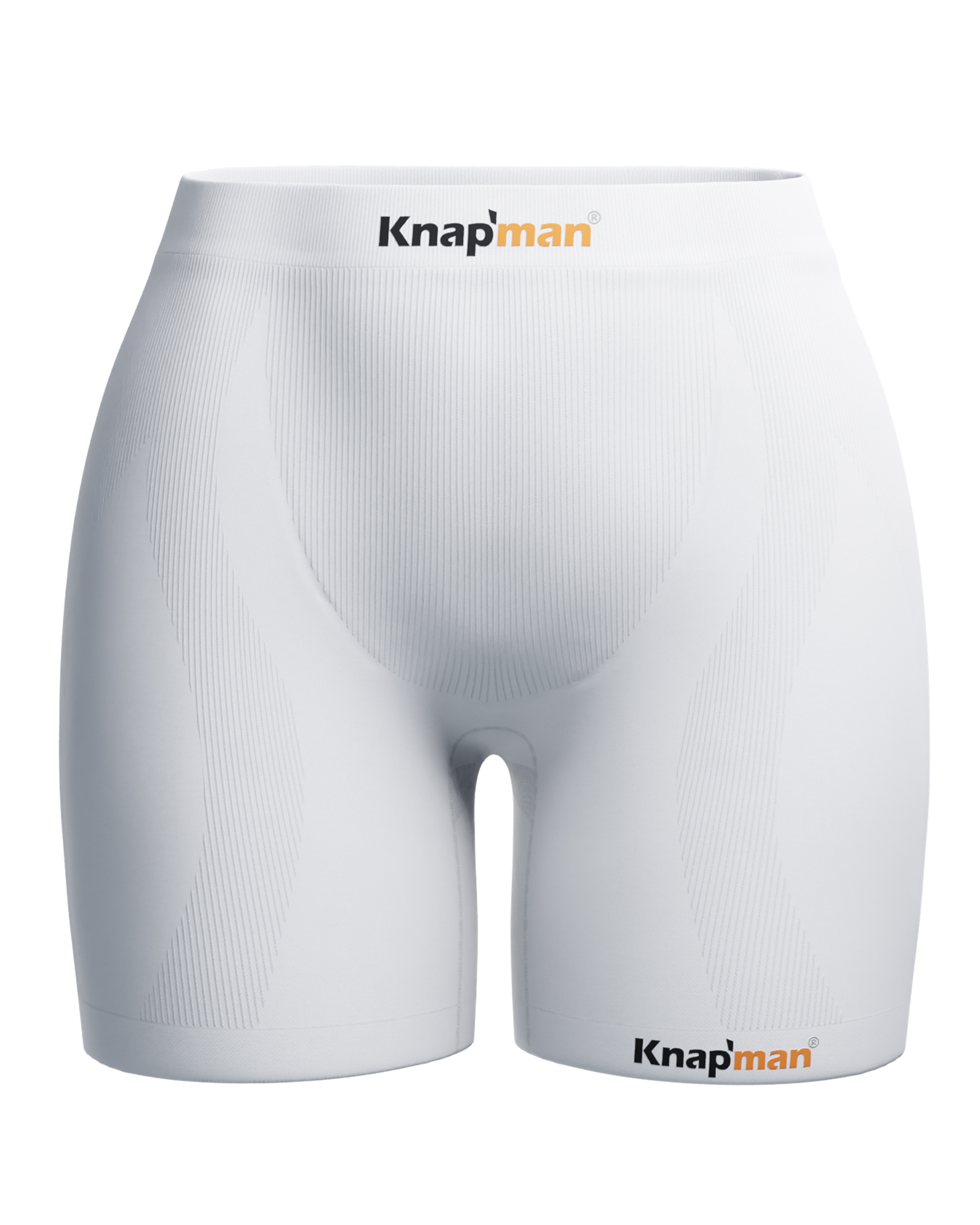 Knapman MIDI Zoned Compression Shorts Dames 45% Wit